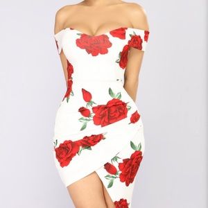 Fashion Nova Wine & Dine Midi Dress